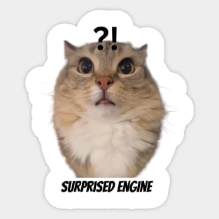 Surprised Engine Sticker